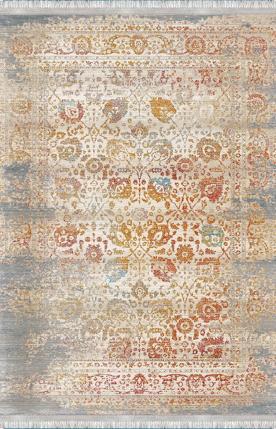Bonamaison Digitally Printed Carpet, Multicolor, 80x150