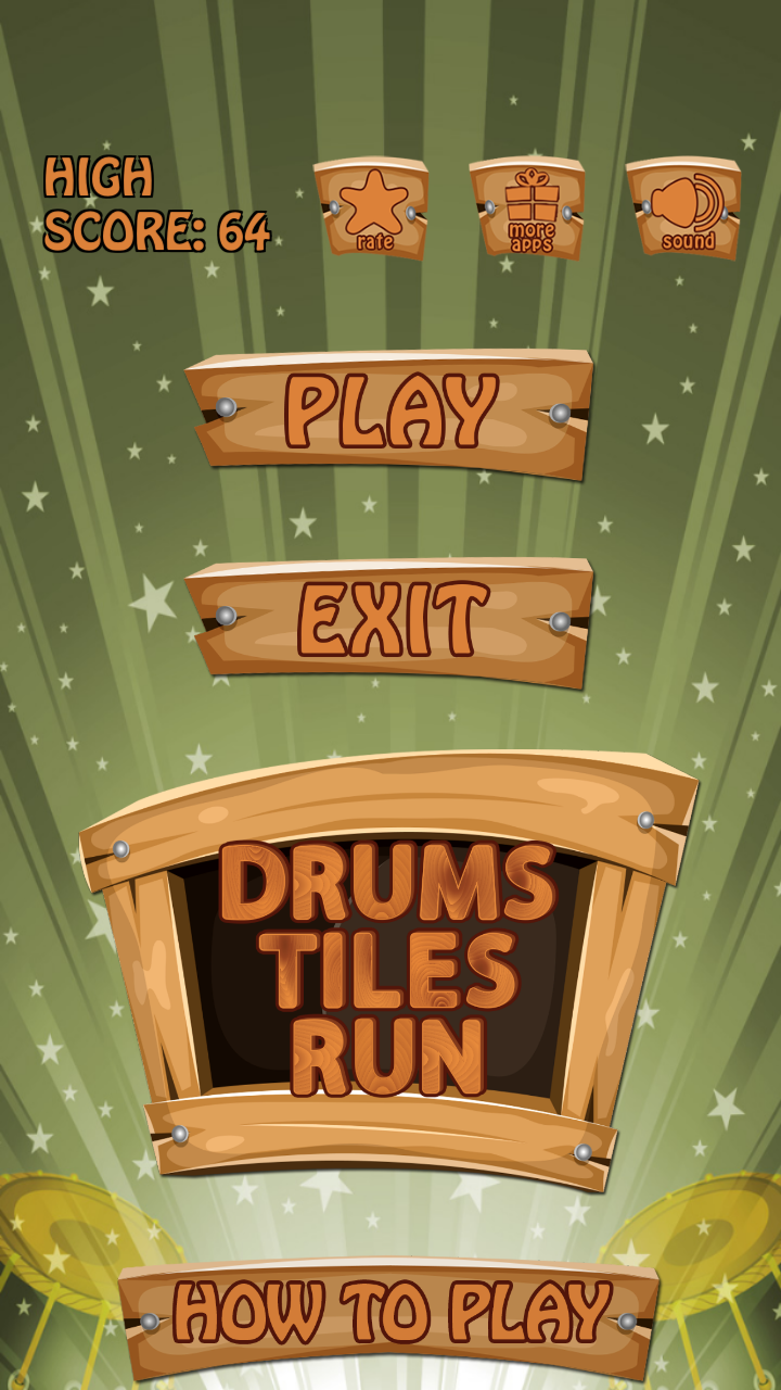Drums Tiles Run App on the Amazon Appstore