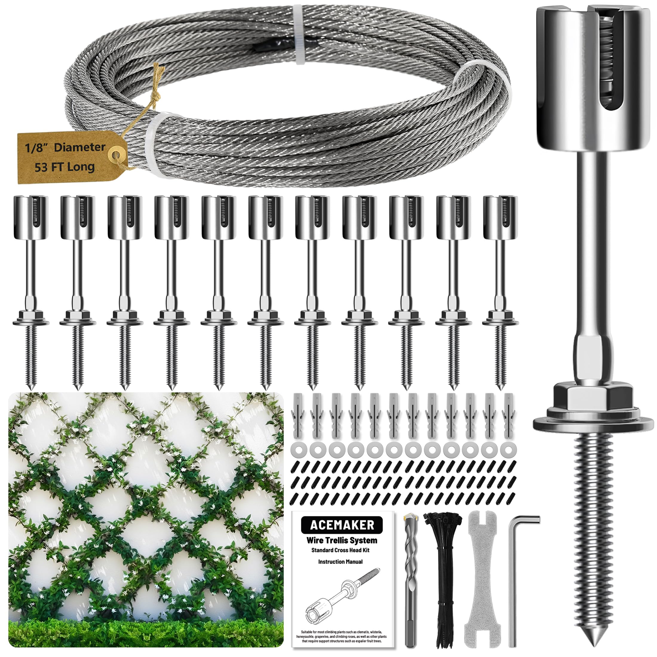 Acemaker wire trellis kit 12-set