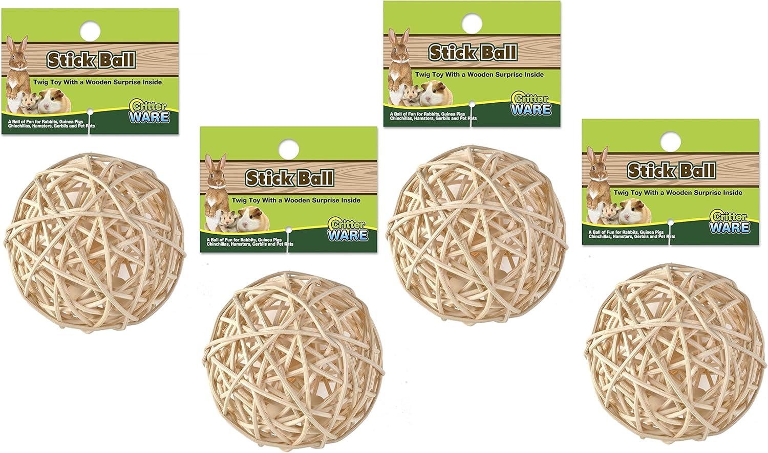 Ware Nutty Stick Ball Treats (4 Pack)
