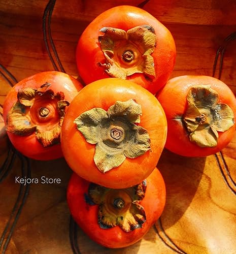 Vista 3 de KEJORA Caquis Fuyu frescos (7 libras)