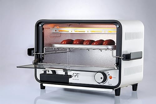 Miniatura 3 de SPT SO-0972W Horno tostador de encimera de 2 rebanadas de fácil agarre