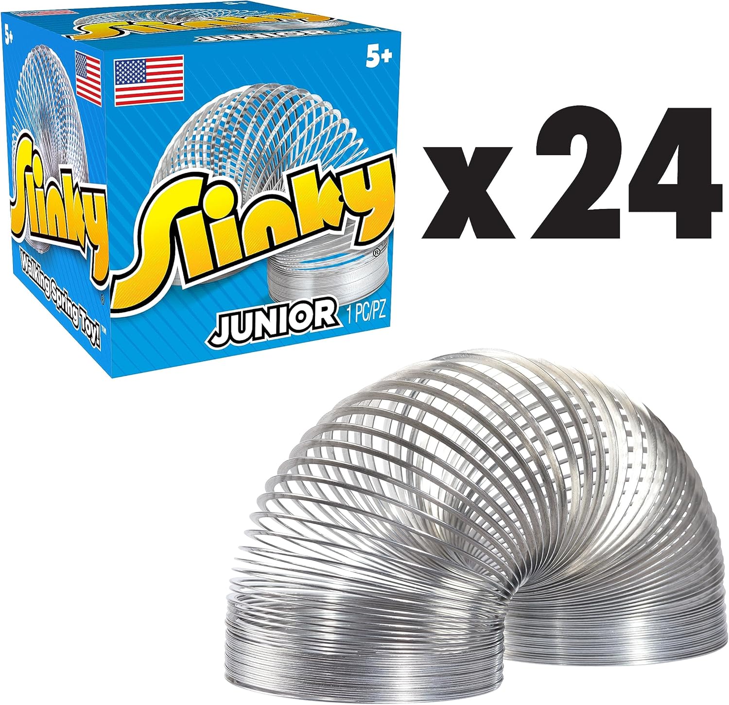 Slinky Junior, Pack of 1, 24-Count