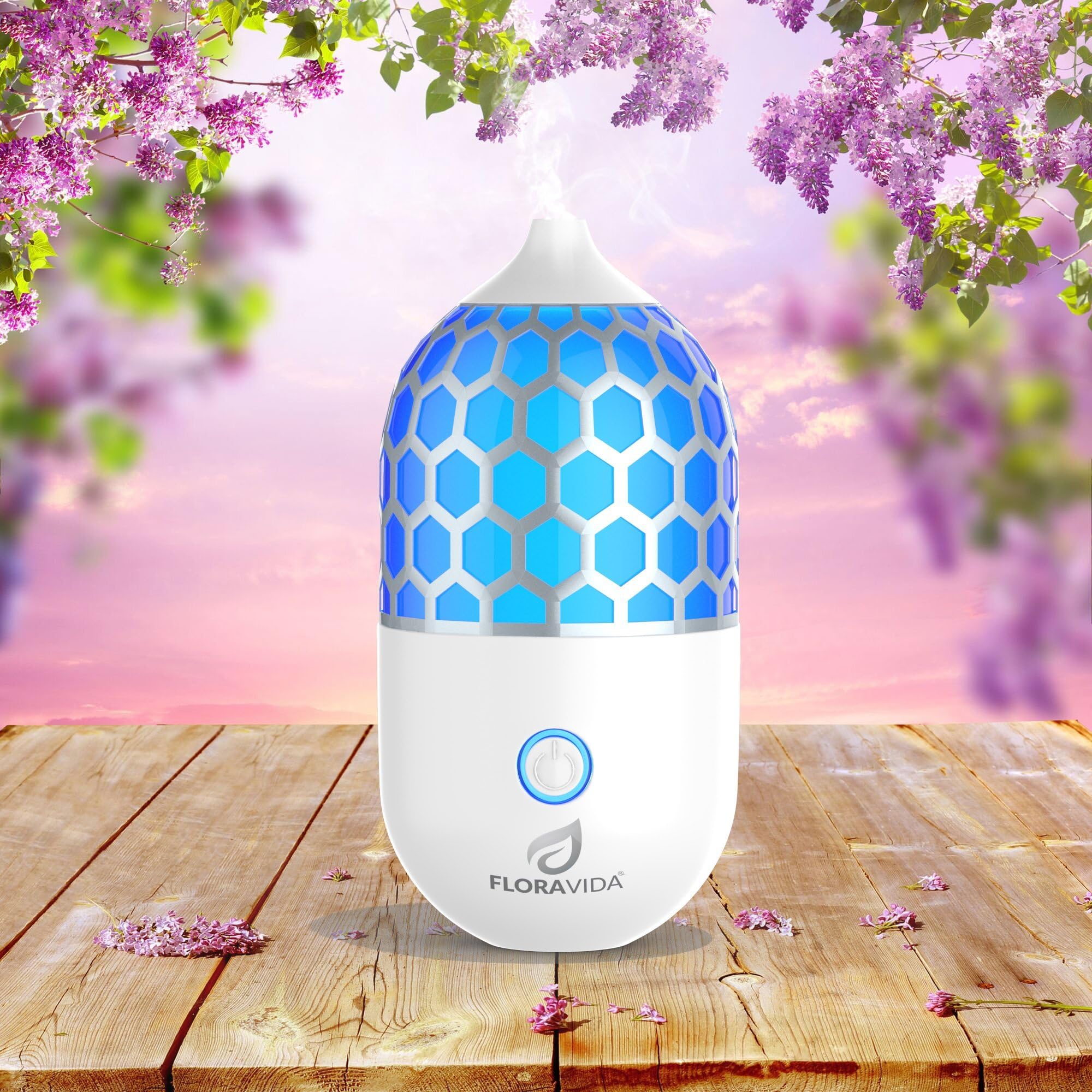 Essential Oil Diffuser: Ultrasonic Cool Mist Aromatherapy | Multi-Color LED Light | Whisper Quiet | 3-Hour Auto Shut-Off | Portable for Room, Home, Office or Yoga Studio
