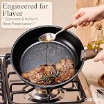 Ensemble de casseroles et poêles CAROTE de 19 pièces antiadhésif, ensembles de cuisine avec poignées détachables, casseroles et poêles de cuisine à induction, ensemble de cuisine antiadhésif, sûr au four/lave-vaisselle/réfrigérateur, gain de place