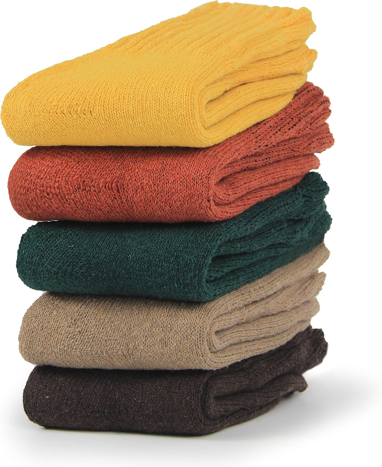 BenSorts Women's Winter Boots Socks Thick Warm Cozy Crew Socks Solid Color Gifts - Image 3