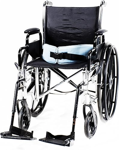 Miniatura 6 de Patient Aid Cinturón de seguridad acolchado para silla de ruedas, correas de seguridad médica ajustables para personas mayores, discapacitados,