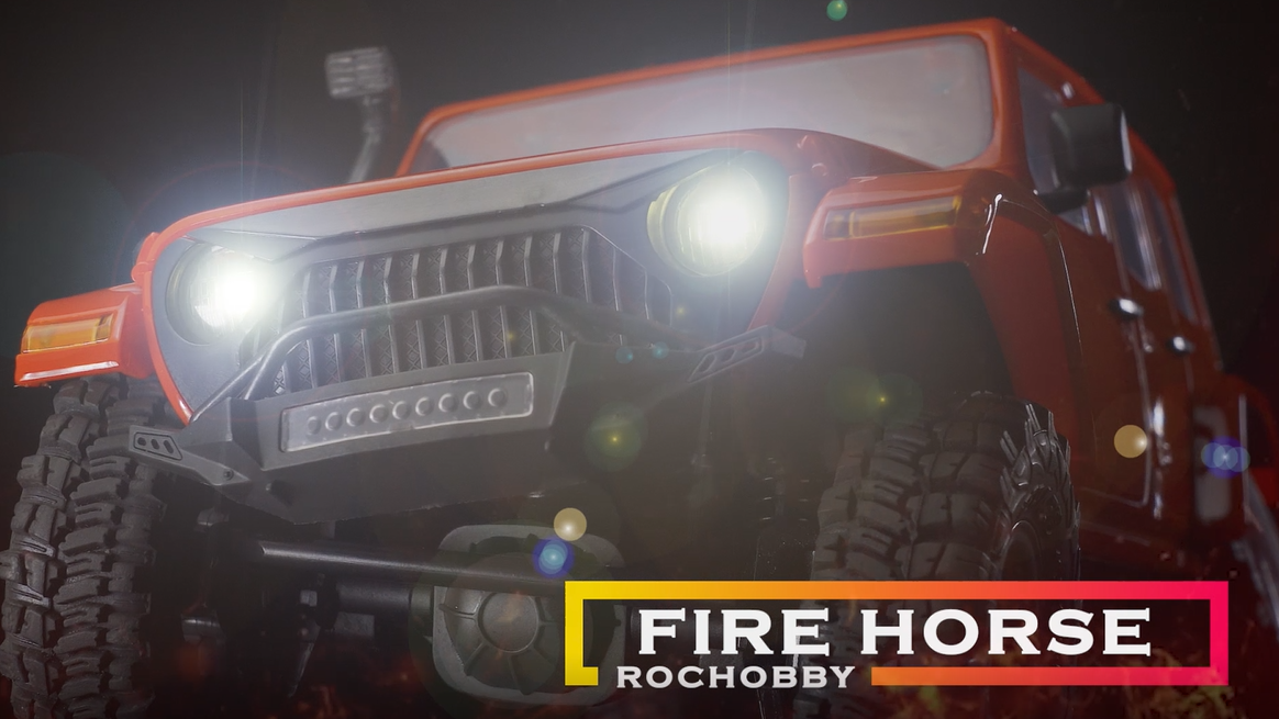 Amazon.com: Fms Rochobby RC Car Fire Horse 1/18 RC Mini Rock