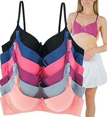 ToBeInStyle padded bras pack, assorted styles, sizes A-DDD