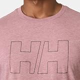Helly Hansen Męska koszulka z logo Hh Tech, Wildberry, S, Wildberry, S