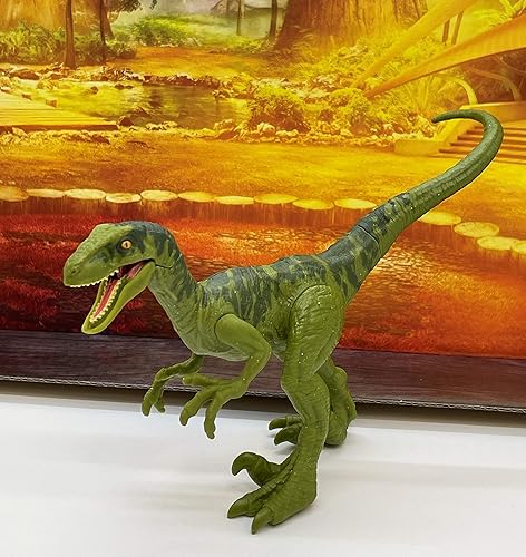 Miniatura 6 de Jurassic World: Campamento Cretácico - Set de combate cretácico en la Isla Nublar con ceratosaurus y 2 velociraptores