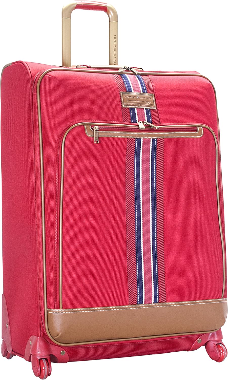 Tommy Hilfiger Nantucket Expandable Spinner Luggage, red