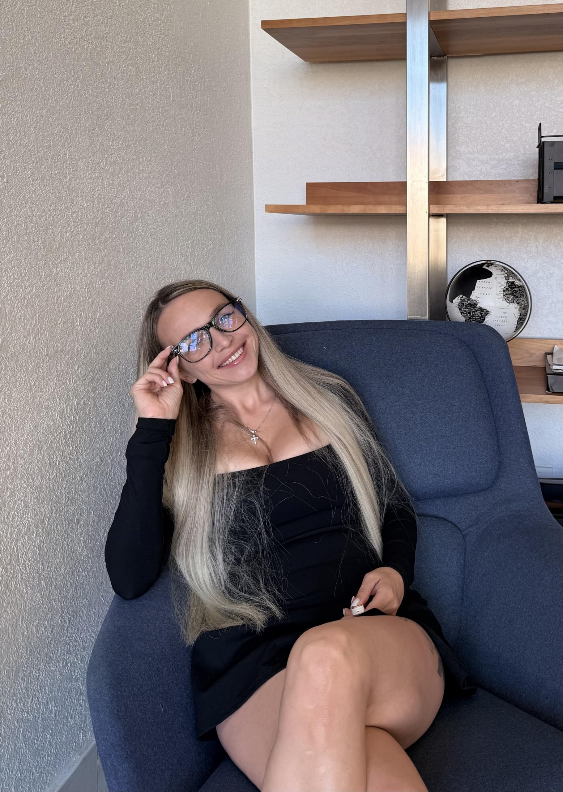 Vital - Gafas inteligentes para hombre, traducción de IA, audio Bluetooth 5.3 de oído abierto, traductor de 130 idiomas, gafas inteligentes vitales para mujeres, UV400, bloqueador de luz azul, gafas