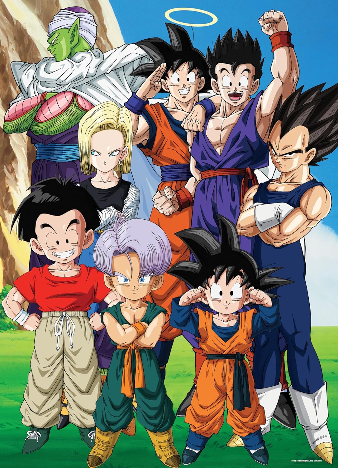 Dragon Ball Z “Buu Saga” 1,000 Piece Jigsaw Puzzle | Collectible Anime Puzzle Featuring Artwork of DBZ Legendary Super Warriors | Officially-Licensed Dragon Ball Z Merchandise