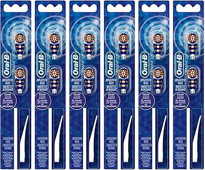 Oral-B 3D White Replacement Heads 2 Count (6 Pack)