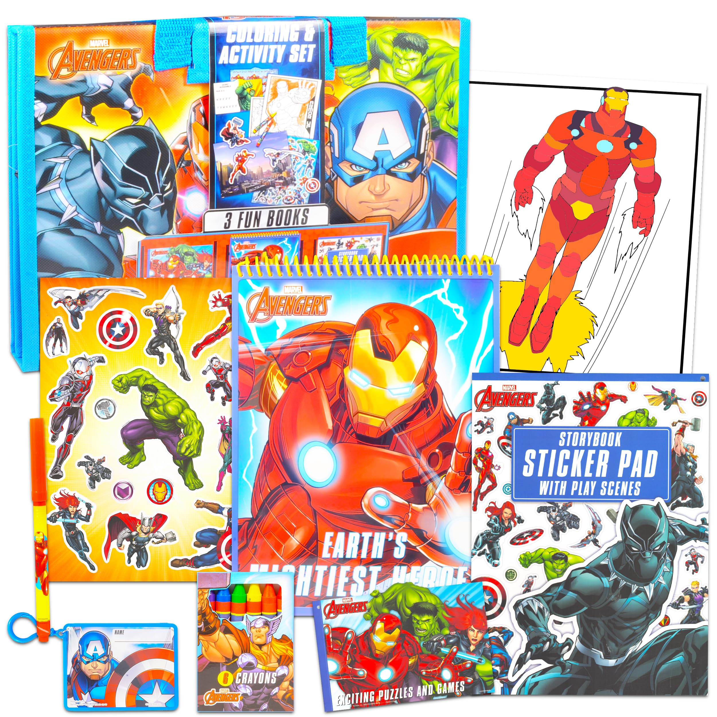 Coffret d'activités de super-héros Marvel Avengers, cadeau idéal pour enfant - 3