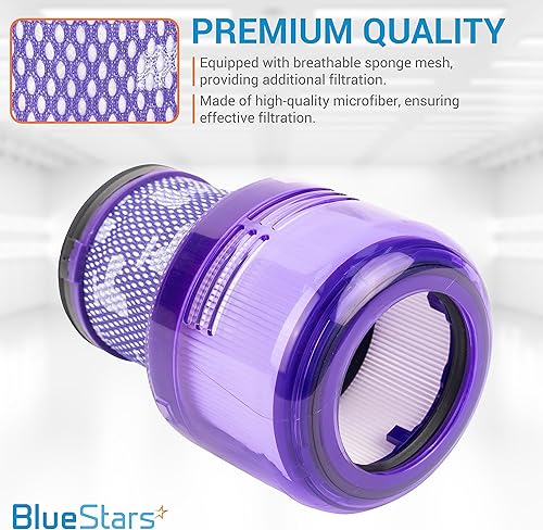 Miniatura 5 de Filtro de aspiradora ultraduradero 970013-02 para repuesto de filtro Dyson V11, V11 Animal Torque Drive Complete V15 Detect - Repuesto de pieza