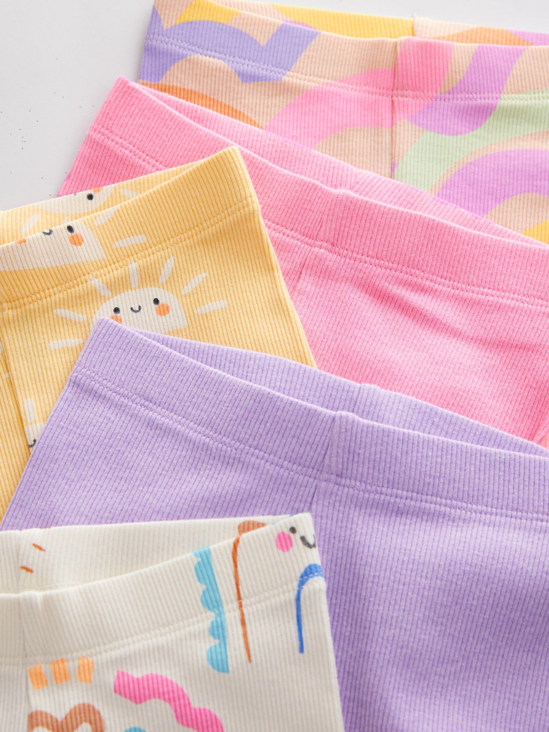 NEXT Ragazza Confezione da 5 Shorts Ciclista a Coste