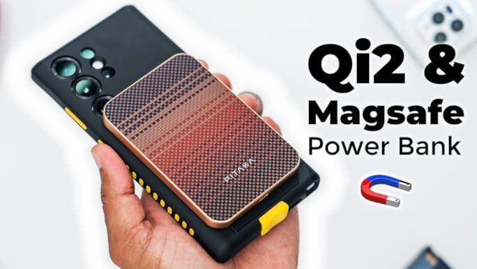 Amazon.com: pitaka Portable Charger Power Bank Qi2, Ultra