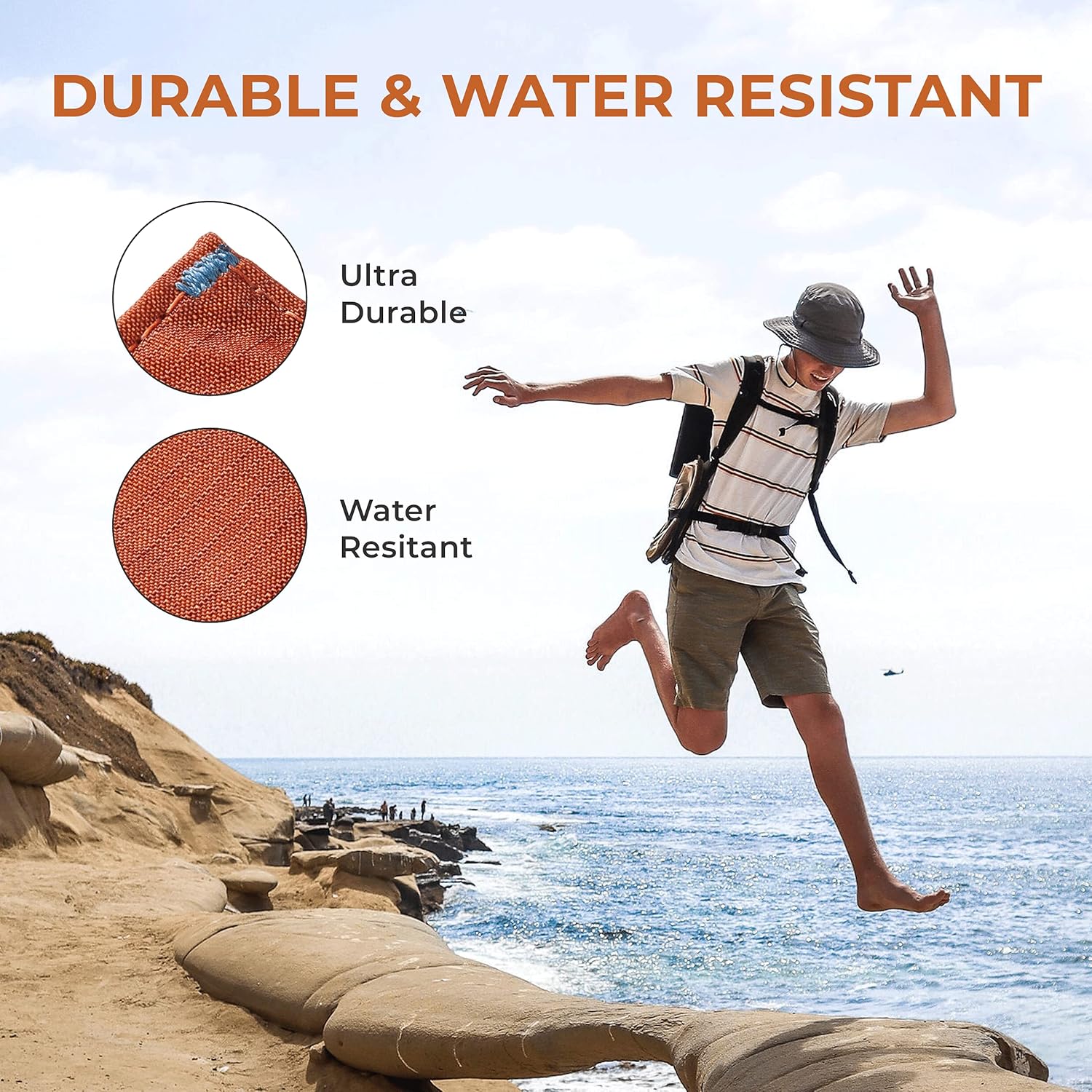 Allett Hybrid Card Wallet, Potters Clay | Nylon, RFID Blocking, Vertical Layout | Minimalist, Bifold, Card Holder, Water Resistant, Thin, Front Pocket | Holds 3-10+ Cards, Cash - Image 5