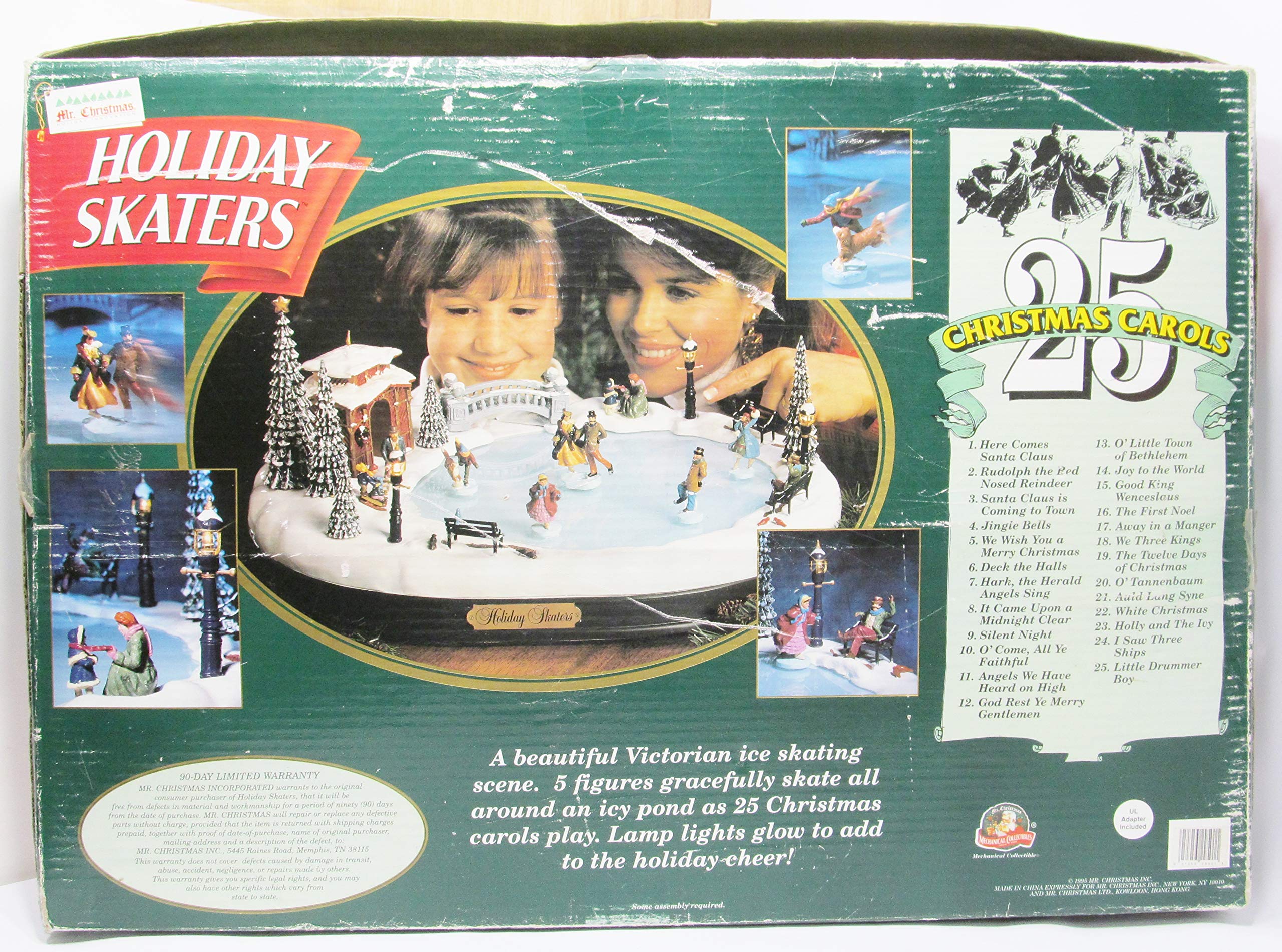Mr. Christmas Holiday Skaters Ice Skating Rink : Amazon.in: Home