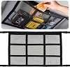 Cargo Net for Van, Double Layer Mesh Car Boot Organiser, Large Capacity Van Storage Solution, Foldable Car Roof Storage Net for Campervans & Lorries, Interior Camping Accessories (Black)