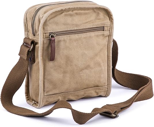 Gootium Small Canvas Cross Body Messenger Bag