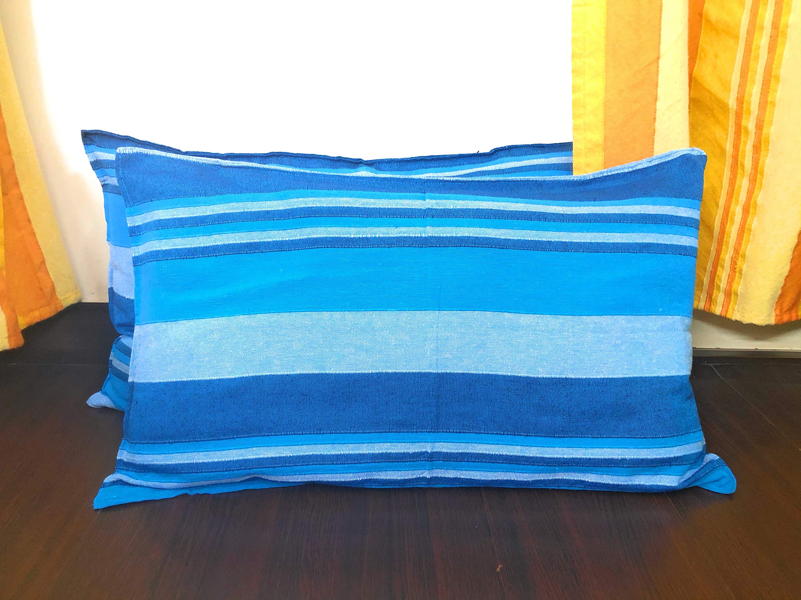RANGBHAR Handloom Pillow Covers - Set of 2 -2