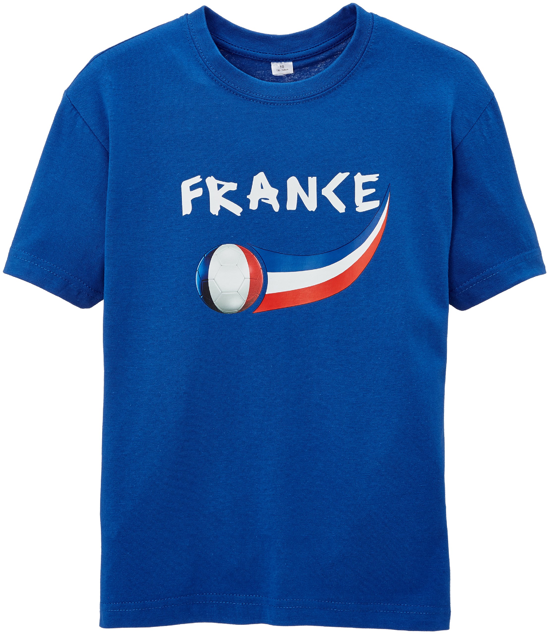 Supportershop Kid's France Fan T-Shirt, Blue, 6/7 Years