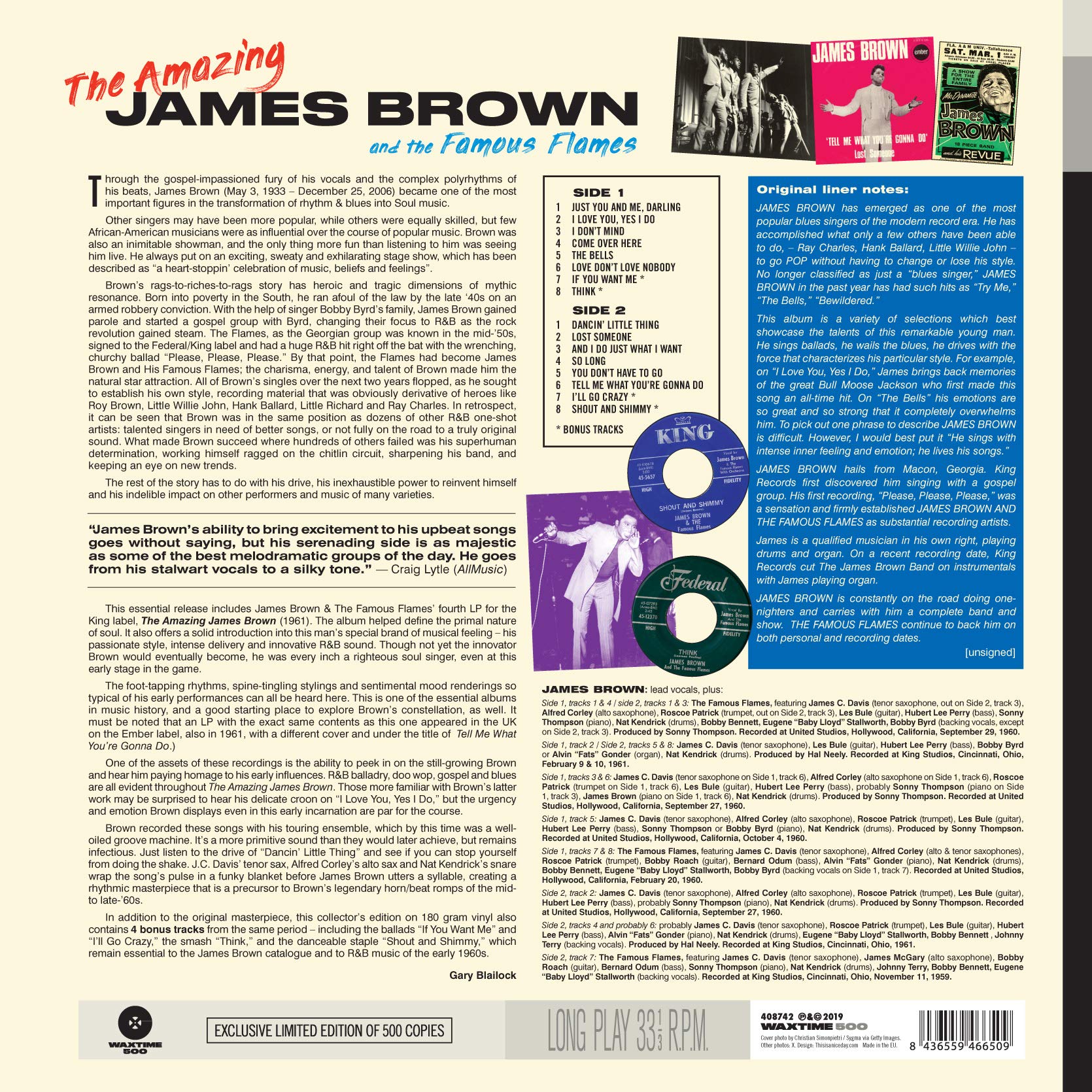 Amazing James Brown & The Famous Flames