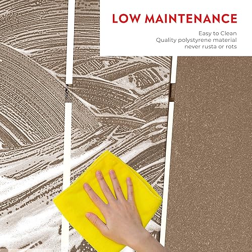 Miniatura 5 de Costaelm Silla Adirondack al aire libre, sillas de balcón de HDPE, silla Adirondack náutica de concha marina portside y sillas para hoguera, madera