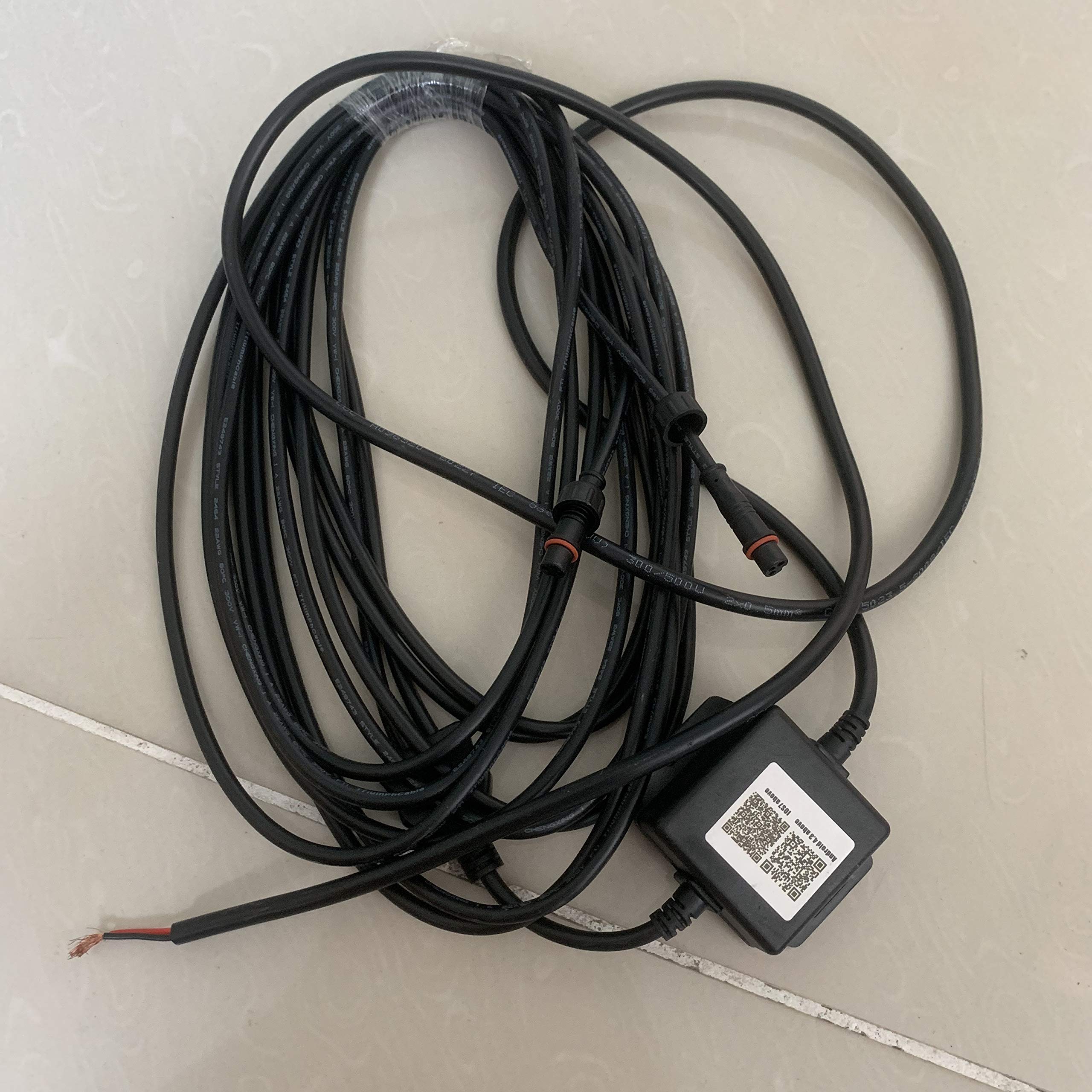 Sando TechSando Tech RGB Bluetooth Control Box 4Pin Connecter 2Plugs Wire Set,Remote,Fit for Whip Light/Rock Light/LED Strips/Underglow Lights