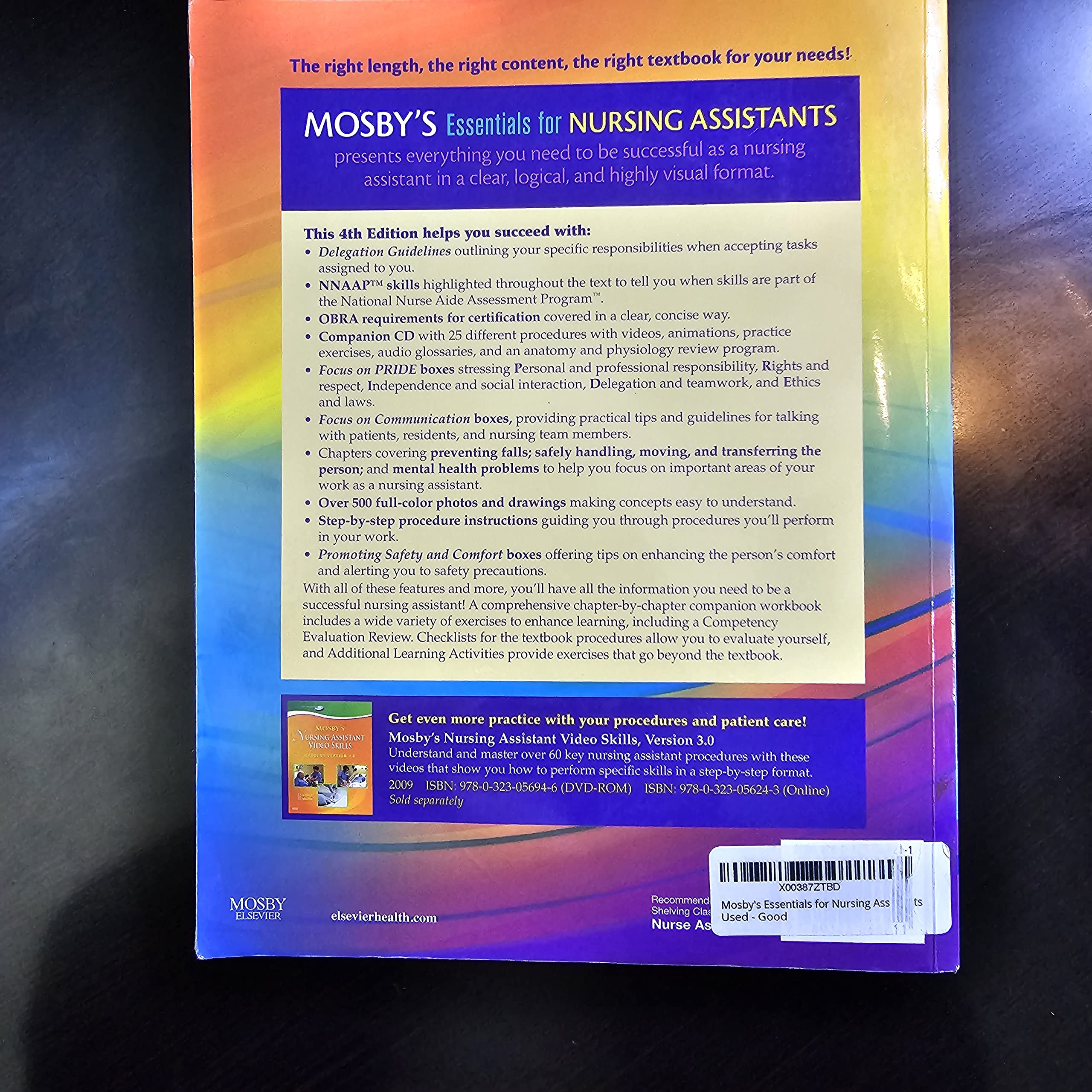 Mosby's Essentials for Nursing Assistants 4th Edition