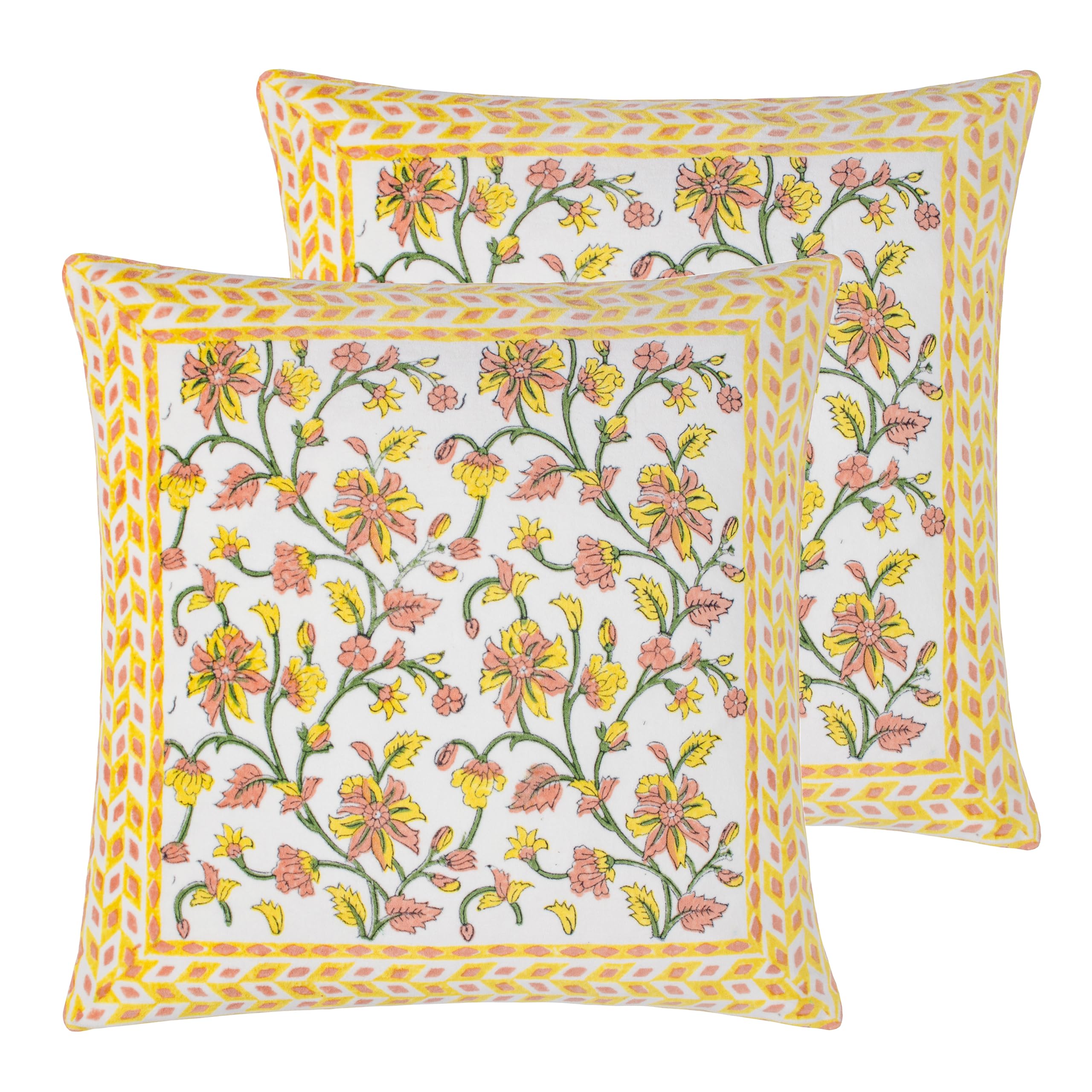 Paoletti Mentera Feather Filled Cushions Twin Pack