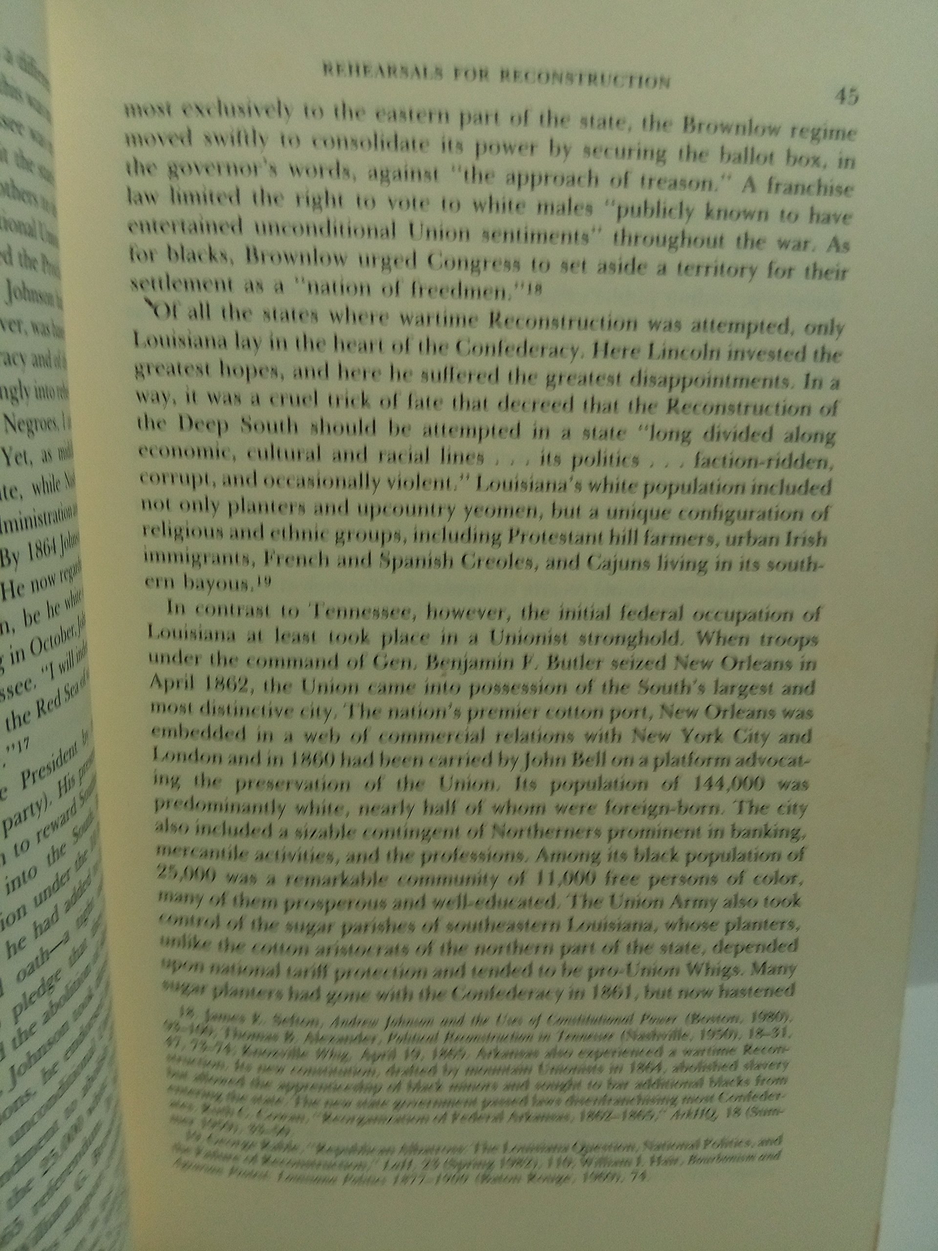 Reconstruction: America's Unfinished Revolution, 1863-1877 (New American Nation Series) - Image 4