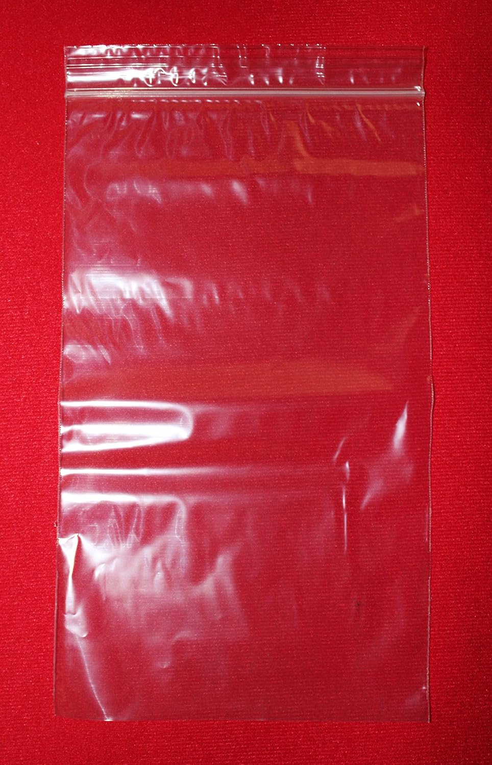 Resealable Zipper Storage Bag 6" x 10" Clear Plastic 2 Mil