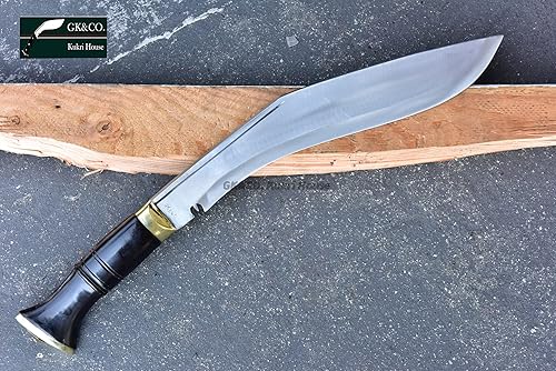 Miniatura 3 de GK&CO. Kukri House Genuino Kukri/Khukuri-13 Jungle o PRI Tipo British Gorkhas Issue, Auténtico Khukuri - Mango hecho a mano Nepal..