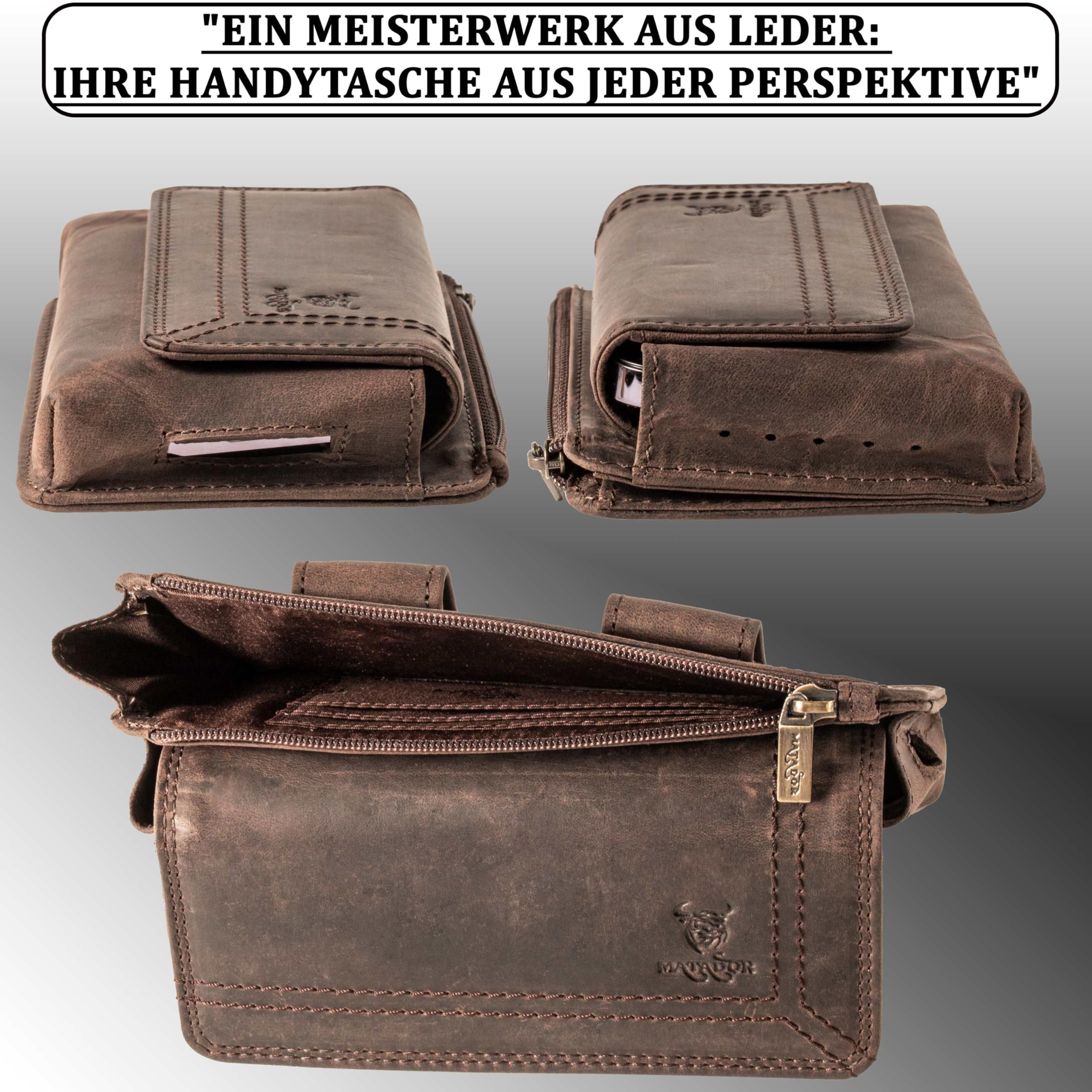 MATADOR Brisbane 2 in 1 Genuine Leather Phone Case Belt with Zipper MATADOR Brisbane 2 in 1 Genuine Leather Phone Case Belt with Zipper
