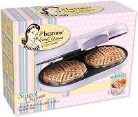 Bestron Dupla Gofrisütő Szív Alakú Wafflekhez, Tapadásmentes Bevonattal, 1000W, Rózsaszín 5