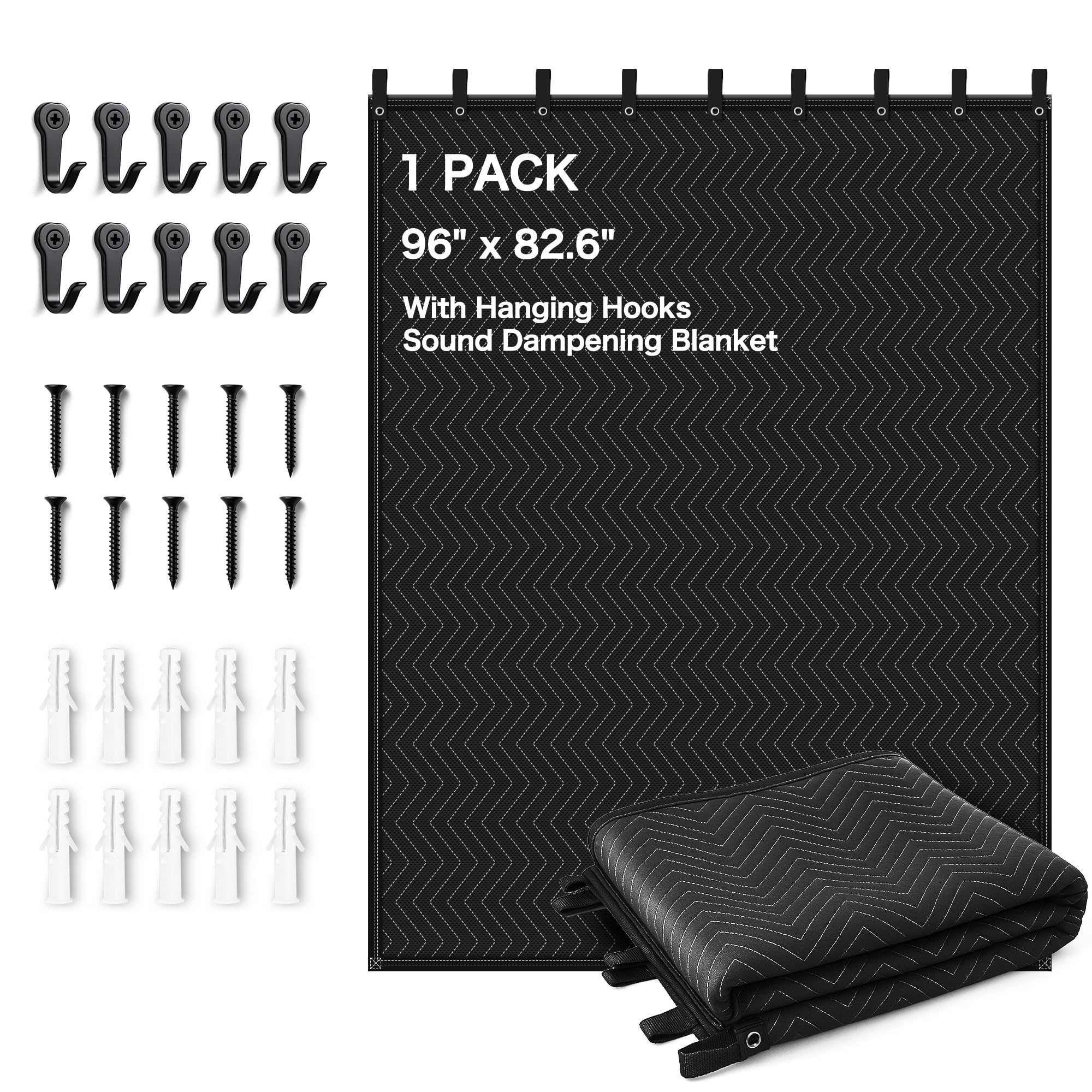 Amazon.com: Aodyow Extra Large Sound Dampening Blanket,96