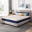 Molblly Queen Mattress, 10 inch Gel Memory Foam Mattress with CertiPUR-US Bed Mattress in a Box for Sleep Cooler & Pressure Relief, Queen