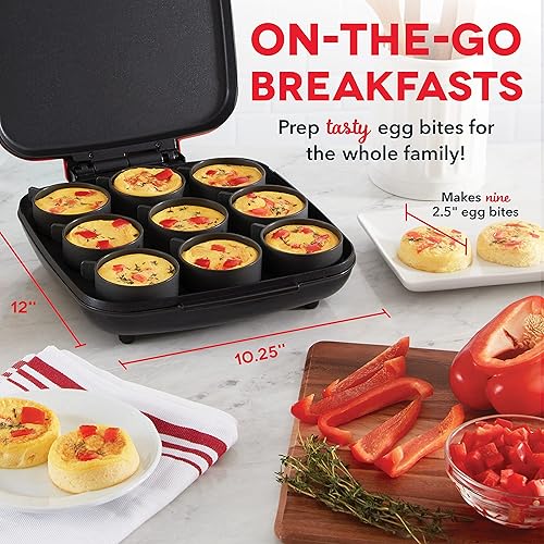 Miniatura 3 de Dash Sous Vide Style - Máquina de mordeduras de huevos de tamaño familiar y tazas de huevo de silicona estilo Sous Vide de lujo para máquina de