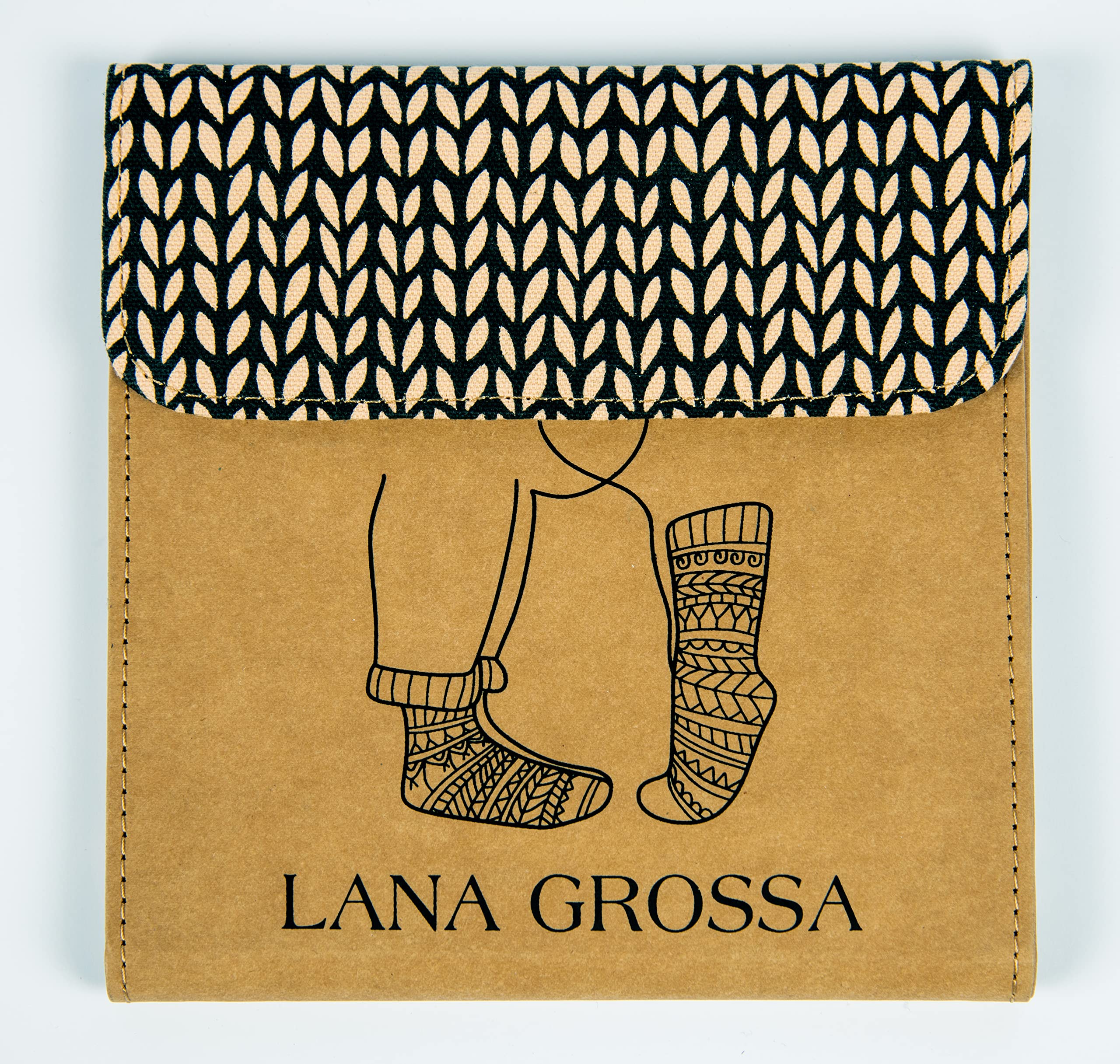 Lana Grossa Sockennadel-Set Deluxe Design-Holz Multicolor by Tanja Steinbach