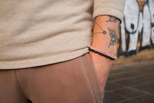 Miniatura 4 de Made by Nami 2 pulseras de surfista boho para hombres y mujeres, impermeables, ajustables, para hombres y mujeres, juego de 2 pulseras de playa