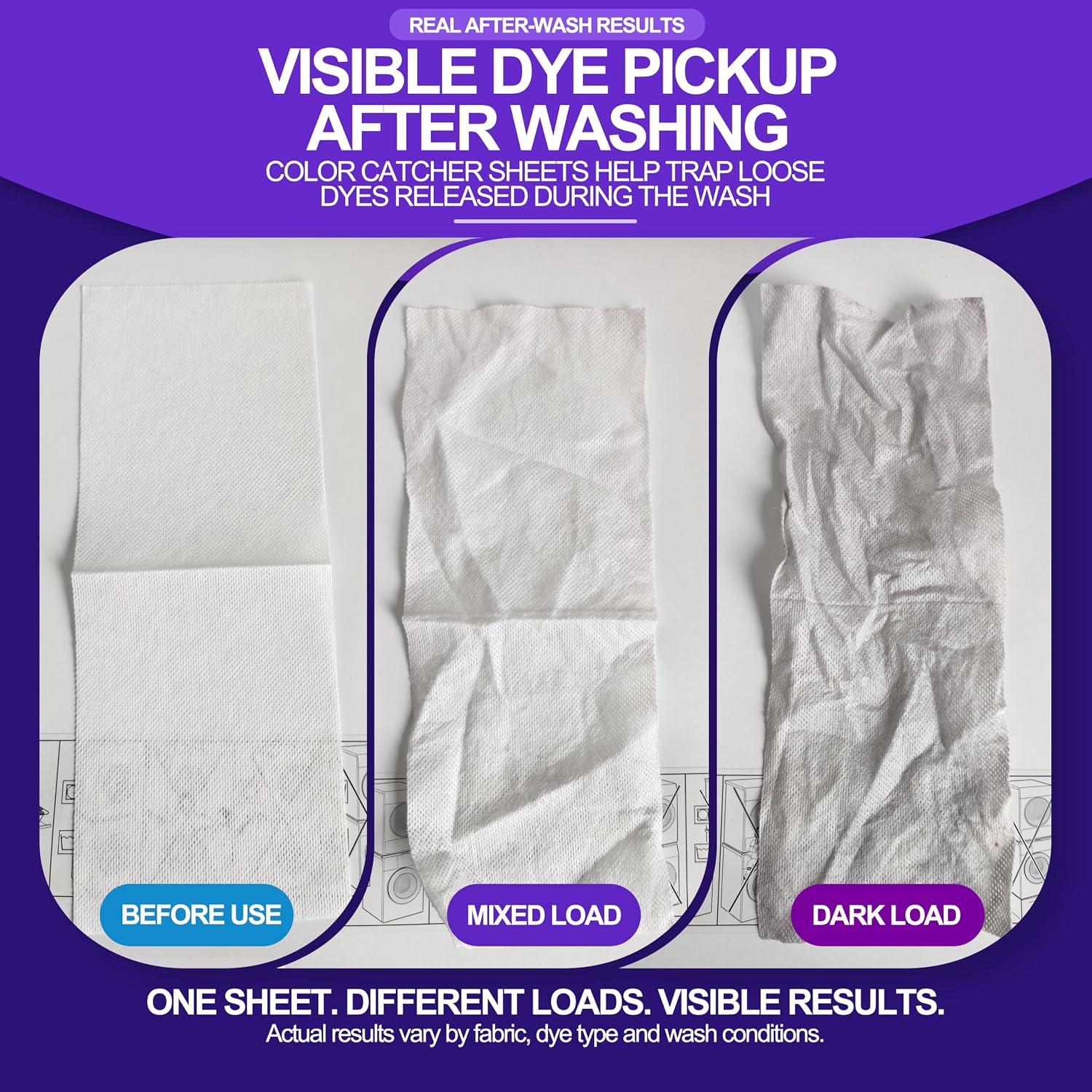 Color Grasper for Laundry Fragrance, Free Dye Catcher Essential for Home Use, Dye Guard Grabber Sheets for Laundry in-Wash Sheets (180)