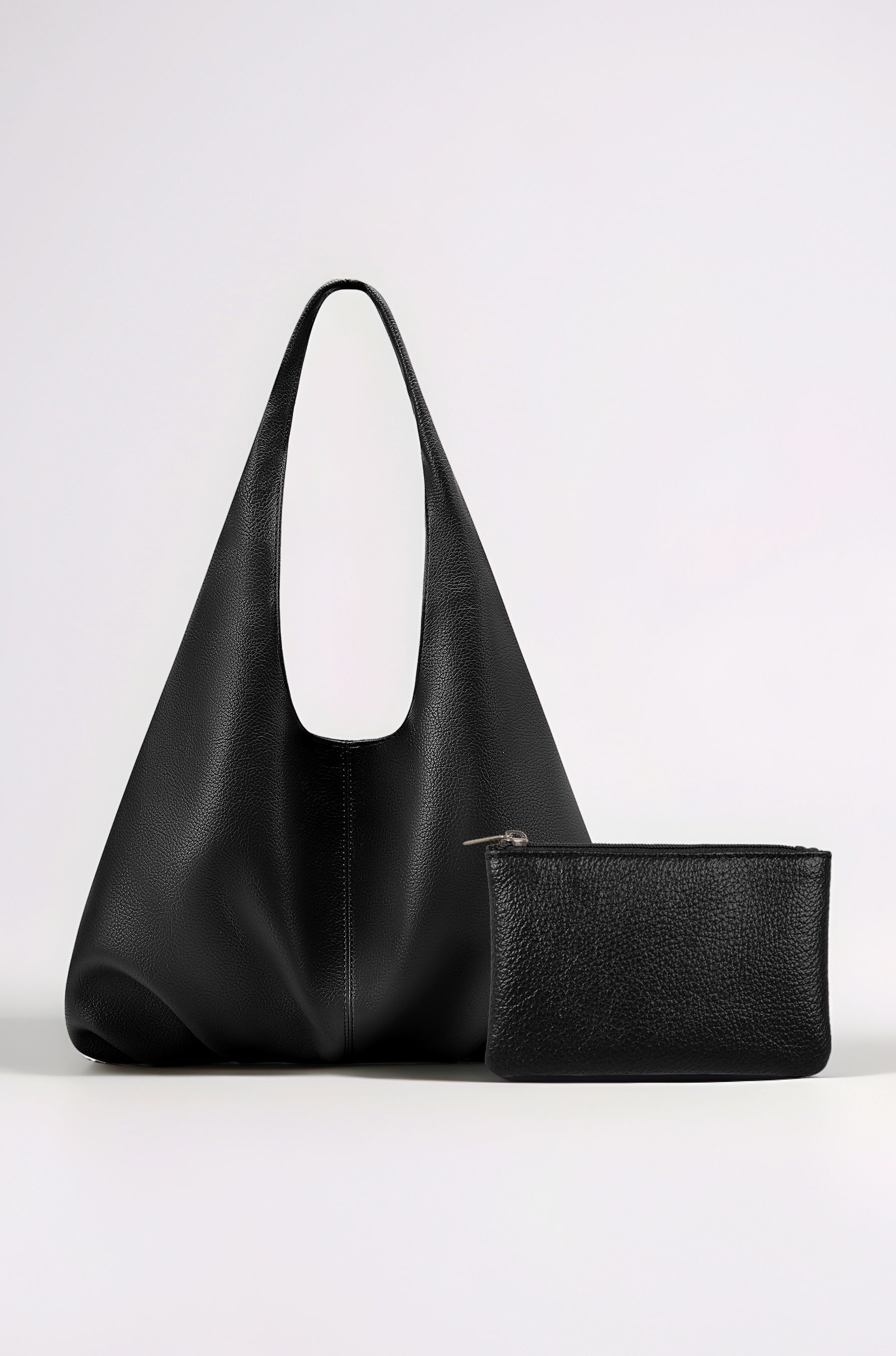 Slouchy Hobo Bags for Women Retro Vegan Leather Shoulder Handbags with Coin Purse