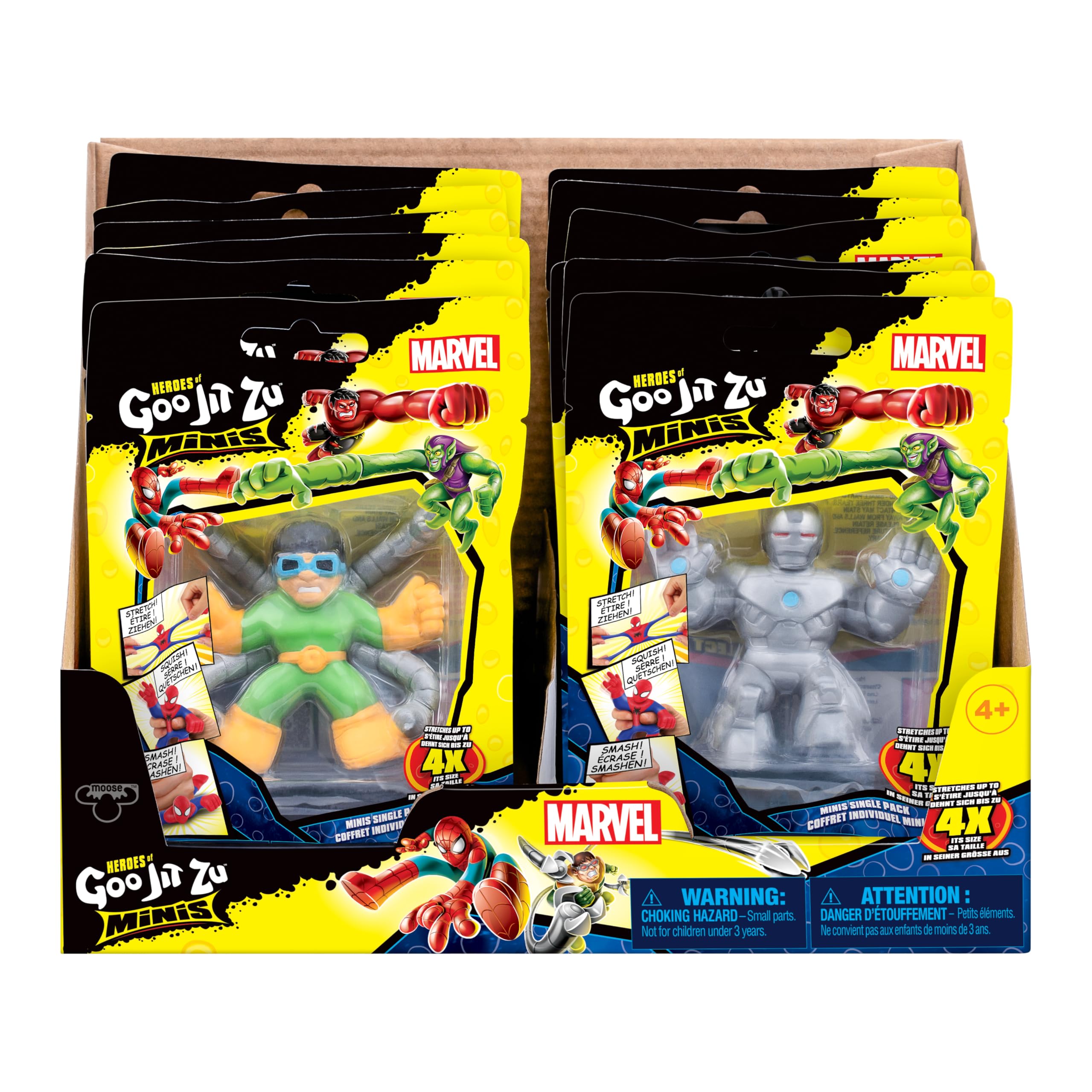Heroes of Goo Jit Zu Marvel Minis - Season 6 Figures - Action Figures for Children 4+