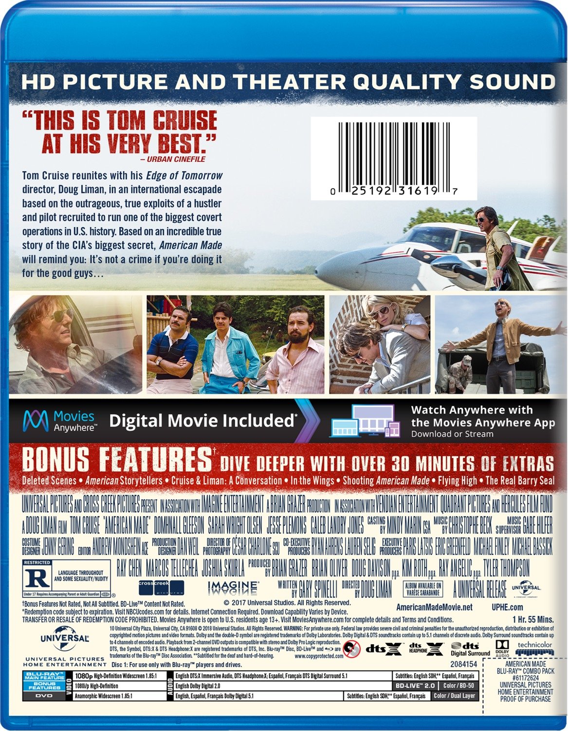 American Made Blu Ray Desertcart Seychelles