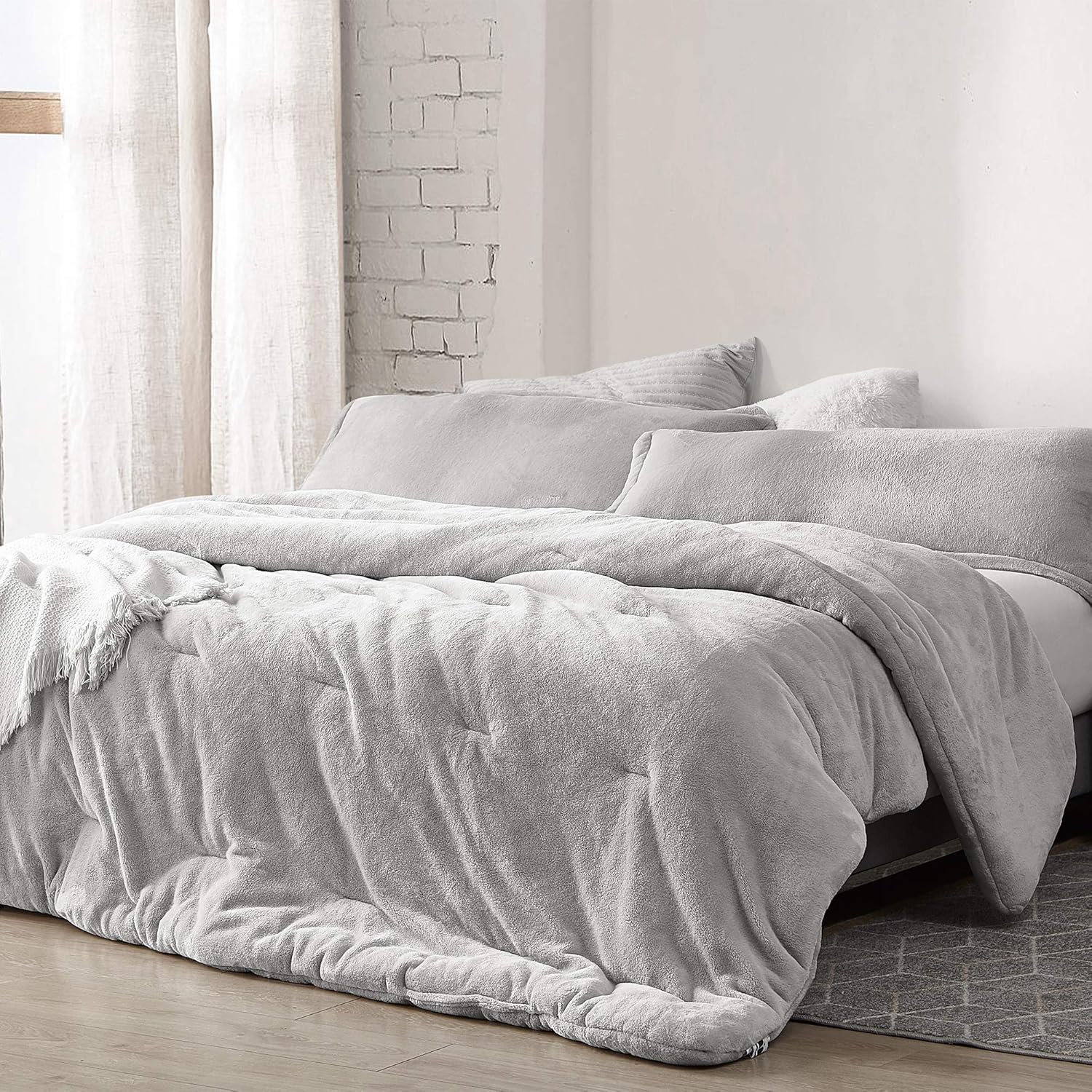Byourbed Coma Inducer Oversized King Set Comforter - Me Sooo Comfy - Glacier Gray