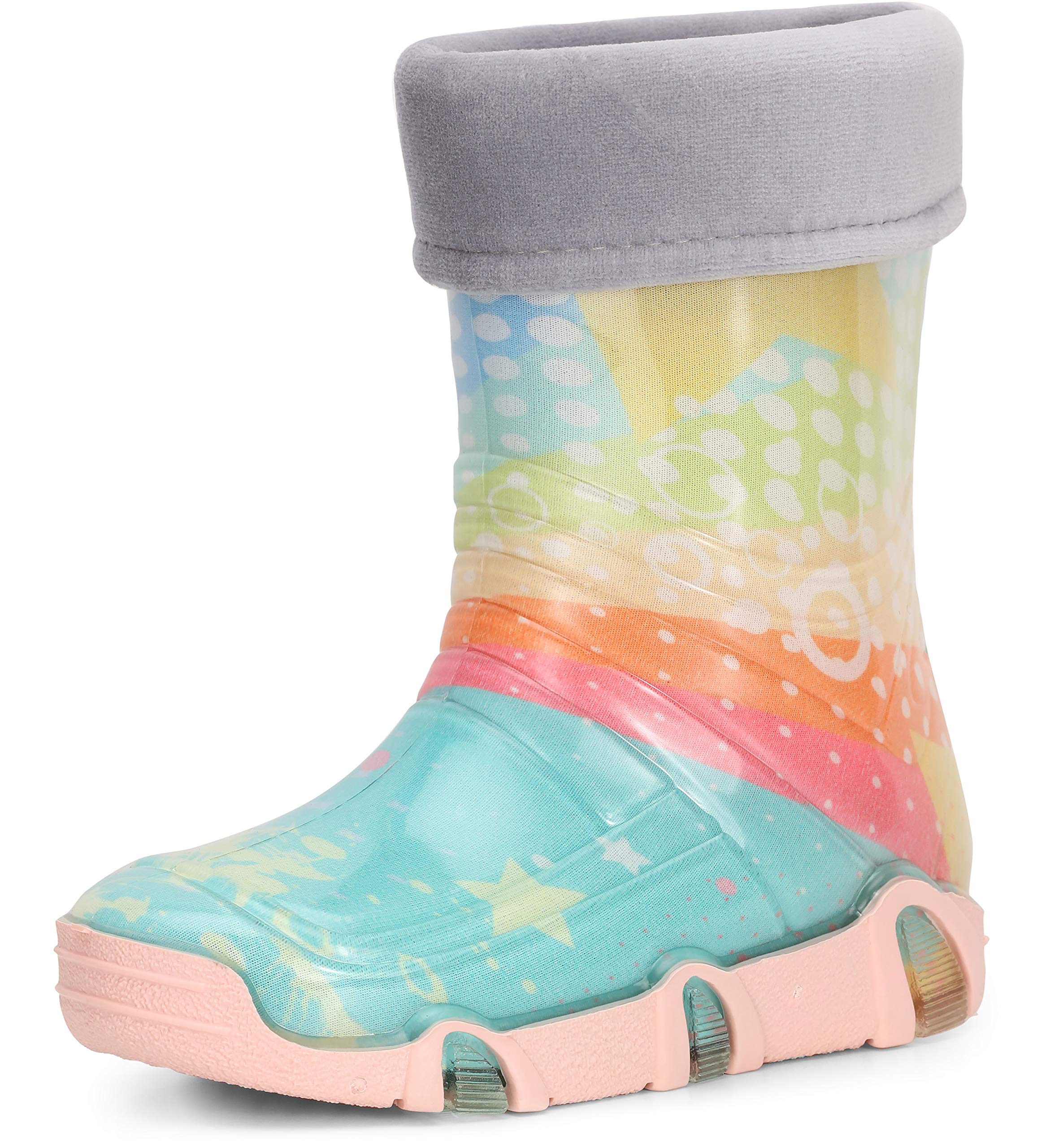 Ladeheid Kinder Gummistiefel gefüttert Swk